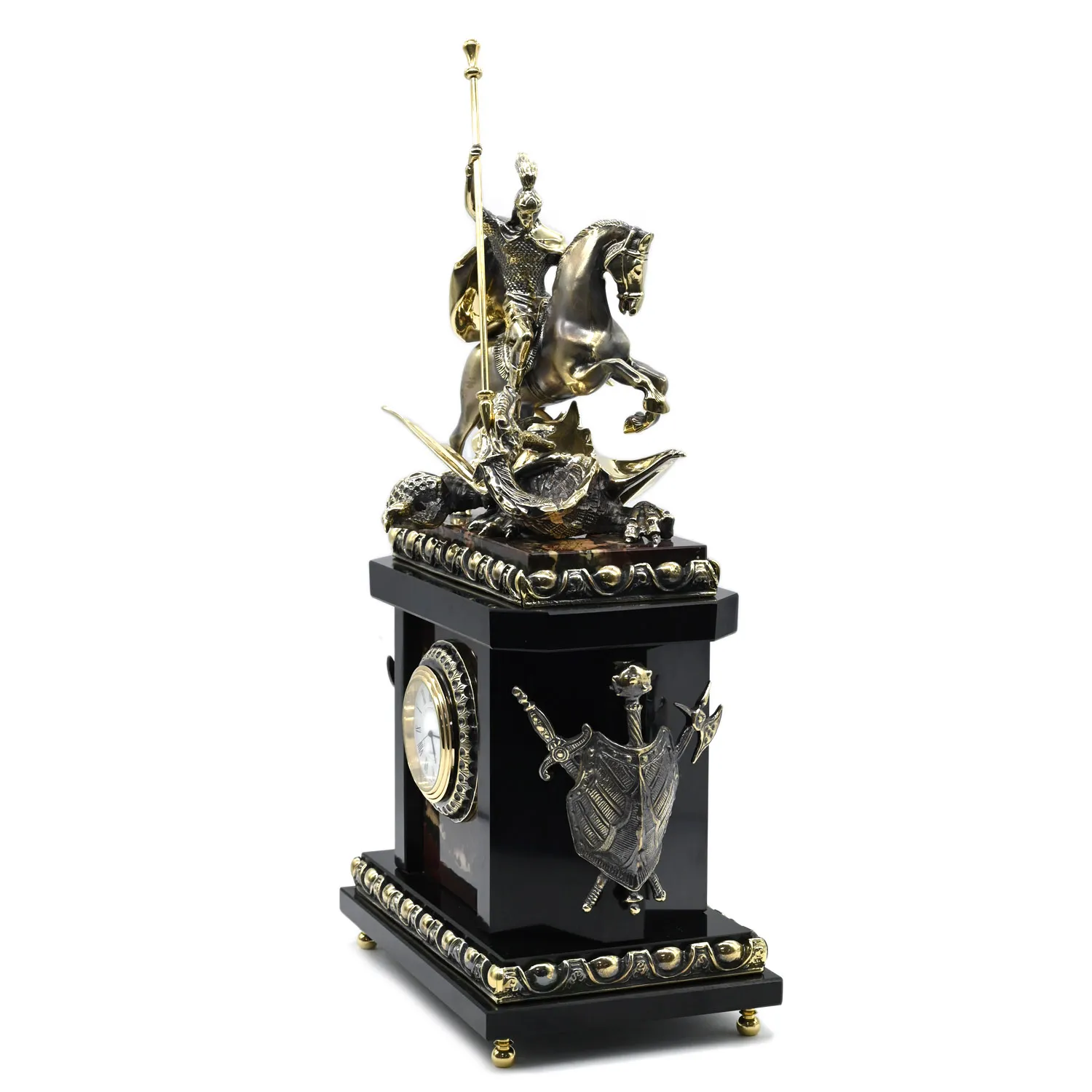 Каминные часы "Георгий Победоносец"